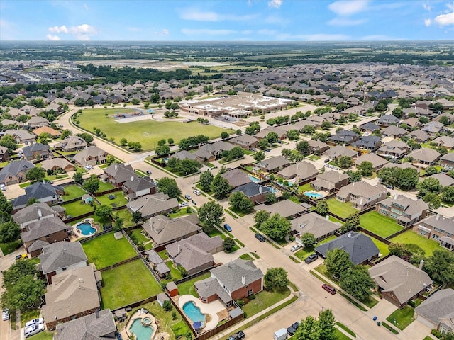 204 Leonard Way, Fate, TX 75087 - view of property location with a pool and nearby suburban area