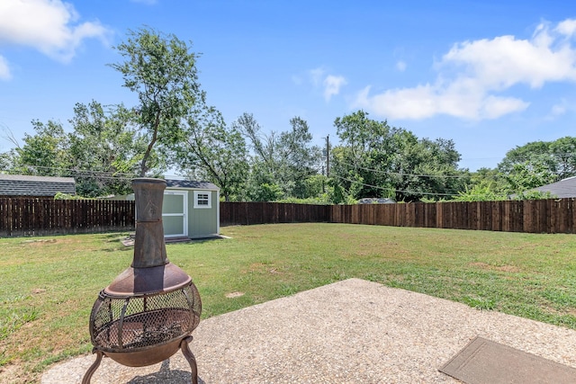 3005 Hillcrest Dr, Corsicana, TX 75110 - view of yard with a fire pit and a patio