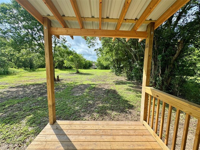 924 Gurley Ln, Waco, TX 76706 - deck with a lawn