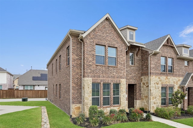 2028 Saddle Way, Mesquite, TX 75149 - view of front of house with brick siding and stone siding