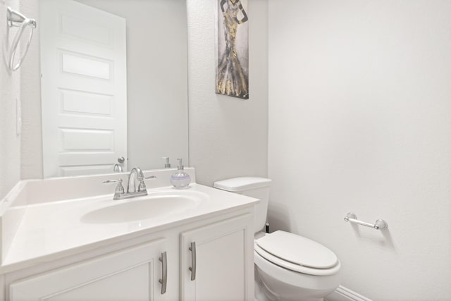 15717 Preble Rd, Fort Worth, TX 76177 - half bath featuring toilet and vanity