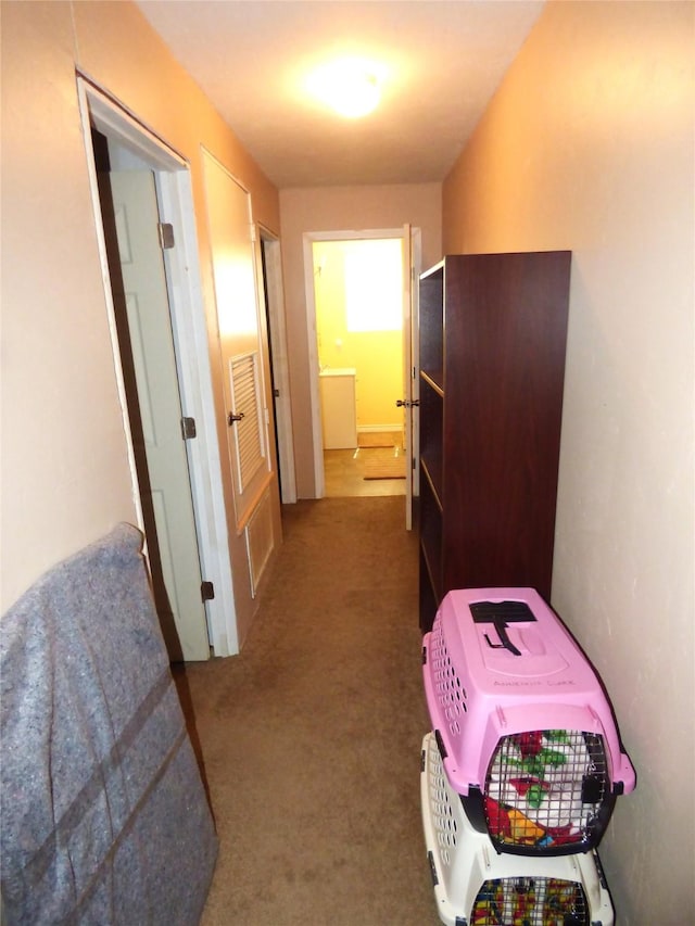 225 County Road 472, Ranger, TX 76470 - corridor with carpet