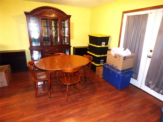 225 County Road 472, Ranger, TX 76470 - dining room with wood finished floors