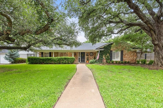 4517 Cloudview Rd, Fort Worth, TX 76109 - ranch-style house featuring brick siding
