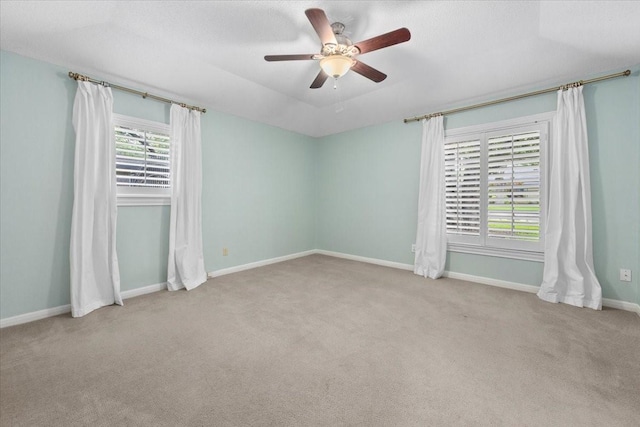 4517 Cloudview Rd, Fort Worth, TX 76109 - carpeted empty room with ceiling fan and baseboards