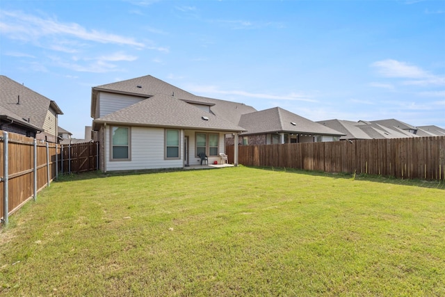 620 Ruthye Ln, Pilot Point, TX 76258 - rear view of property with a shingled roof and a patio area