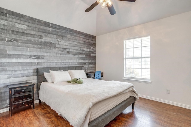 3809 Timbercrest Dr W, Burleson, TX 76028 - bedroom with wood finished floors, baseboards, and ceiling fan