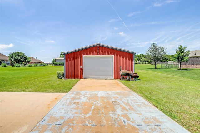 3809 Timbercrest Dr W, Burleson, TX 76028 - detached garage with concrete driveway