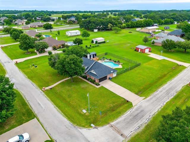 3809 Timbercrest Dr W, Burleson, TX 76028 - bird's eye view of a pool
