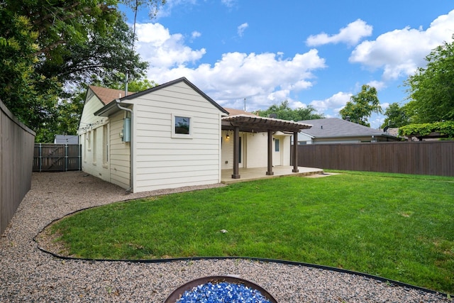 4731 Wateka Dr, Dallas, TX 75209 - back of house with a pergola and a patio area