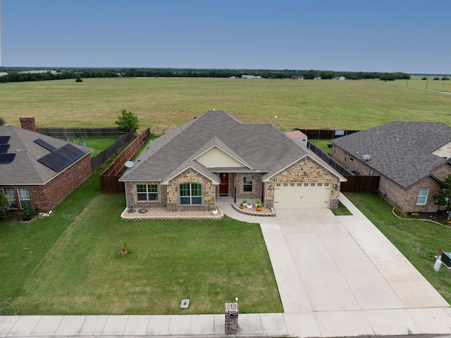 2503 Hollon Dr, Caddo Mills, TX 75135 - view of front of house with a garage and driveway