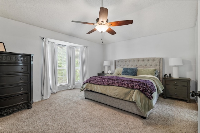 736 Fawn Valley Dr, Allen, TX 75002 - bedroom with light colored carpet and a ceiling fan