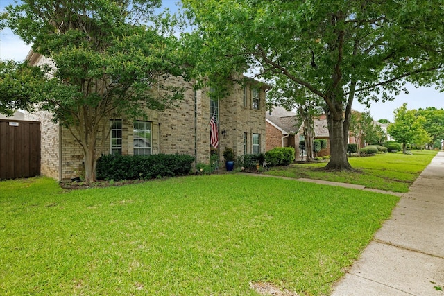736 Fawn Valley Dr, Allen, TX 75002 - view of front of home with brick siding