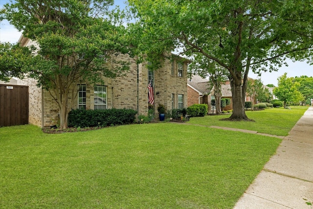 736 Fawn Valley Dr, Allen, TX 75002 - view of front of home with brick siding