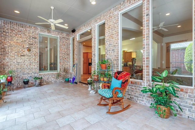 1420 Kensington Ct, Southlake, TX 76092 - view of patio / terrace with ceiling fan