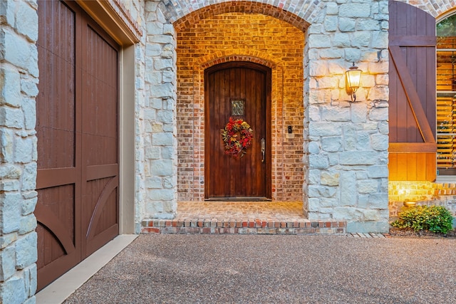1420 Kensington Ct, Southlake, TX 76092 - property entrance with stone siding and brick siding