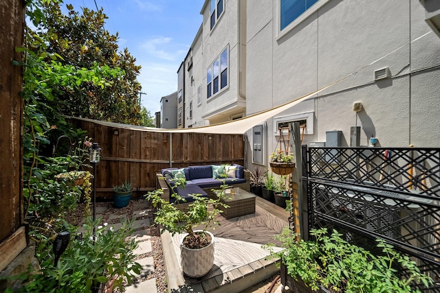 1844 Stevens Bluff Ln, Dallas, TX 75208 - view of patio with outdoor lounge area