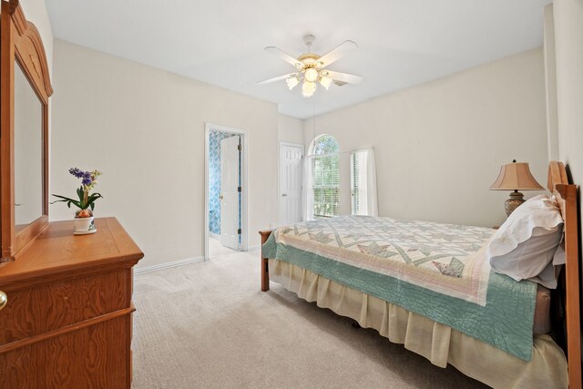 205 Lovegrass Ln, Southlake, TX 76092 - bedroom featuring carpet flooring and a ceiling fan