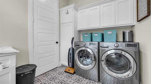 8162 Edgefield Ct, Frisco, TX 75035 - washroom with washing machine and clothes dryer and cabinet space