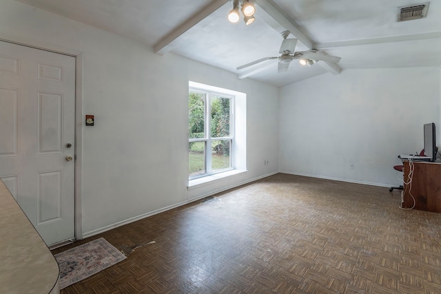 1001 N Ector Dr, Euless, TX 76039 - entrance foyer with baseboards and ceiling fan