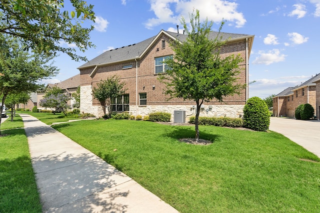 4682 Rhett Ln Unit A, Carrollton, TX 75010 - view of building exterior with central air condition unit