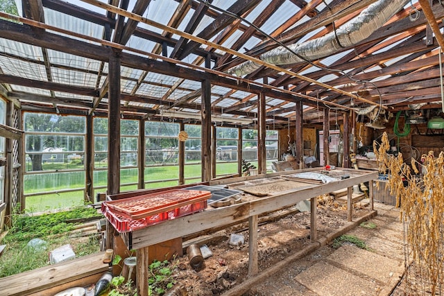 891 Lazy Acres Cir, Pottsboro, TX 75076 - unfurnished sunroom with lofted ceiling
