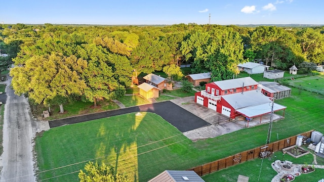 891 Lazy Acres Cir, Pottsboro, TX 75076 - aerial view of a heavily wooded area