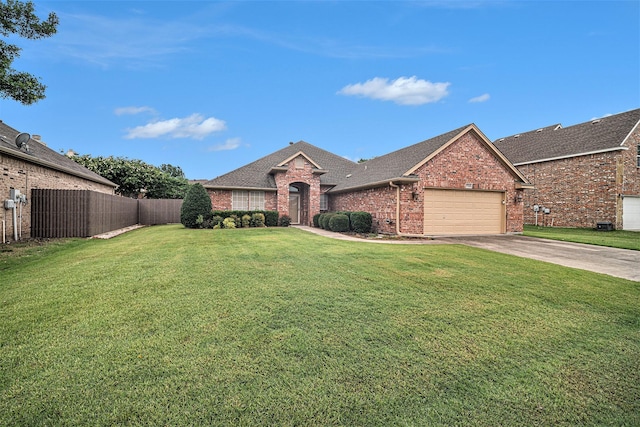 5516 La Bandera Trl, Benbrook, TX 76126 - view of front of property featuring brick siding, an attached garage, driveway, and a shingled roof