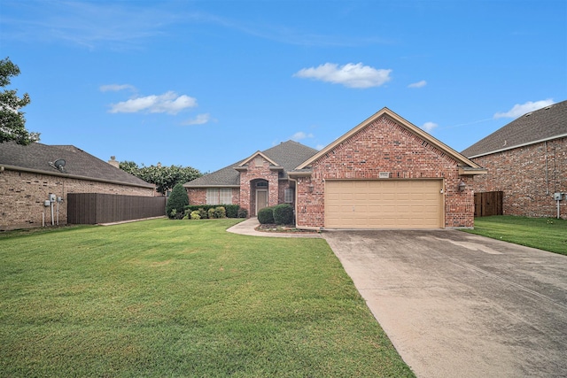 5516 La Bandera Trl, Benbrook, TX 76126 - view of front of property featuring brick siding, driveway, an attached garage, and roof with shingles