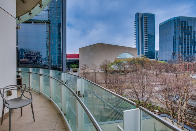 1918 N Olive St Unit 302, Dallas, TX 75201 - balcony featuring a view of city