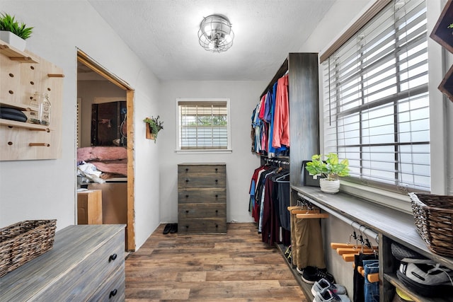 102 Creek Dr, Whitney, TX 76692 - spacious closet featuring wood finished floors