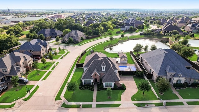 901 Jessica Ln, Prosper, TX 75078 - aerial view of residential area featuring a large body of water