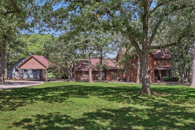 1189 W Jeter Rd, Bartonville, TX 76226 - view of front of house with a front lawn