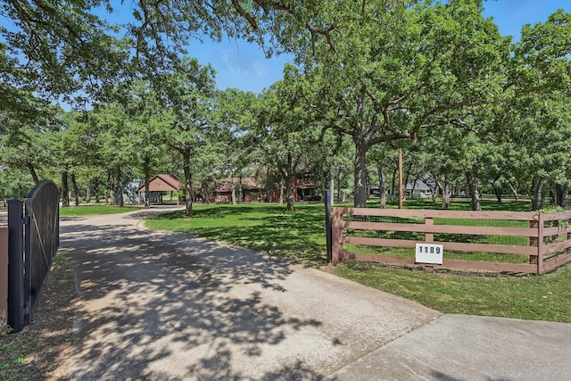 1189 W Jeter Rd, Bartonville, TX 76226 - view of road with a gated entry