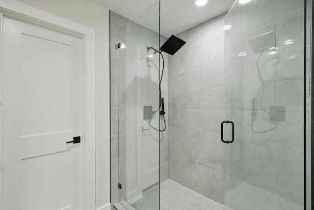 1189 W Jeter Rd, Bartonville, TX 76226 - full bath featuring a stall shower and recessed lighting
