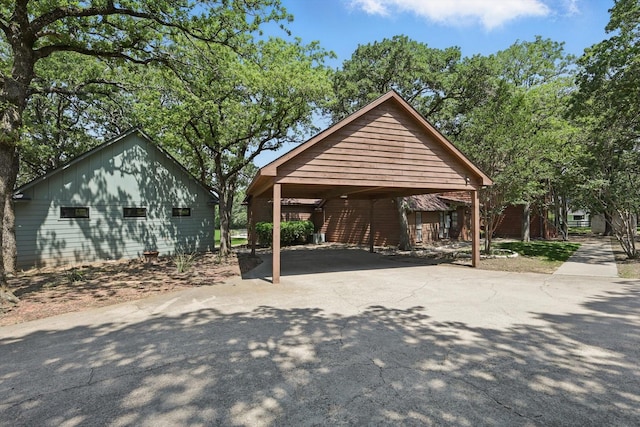 1189 W Jeter Rd, Bartonville, TX 76226 - view of car parking with a carport and driveway
