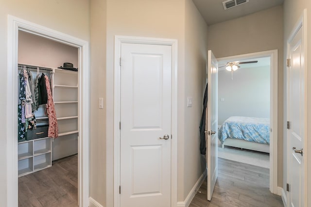 812 Holler Loop, Fort Worth, TX 76247 - hall featuring wood finished floors and baseboards