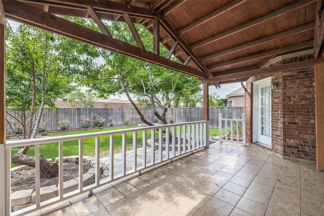 5283 W Cove Way, Grand Prairie, TX 75052 - fenced backyard with a patio area