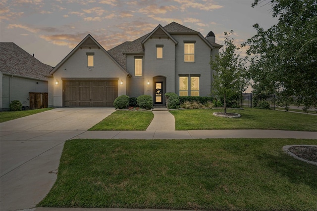 1720 Rolling Heights Ln, Fort Worth, TX 76008 - french provincial home with driveway and an attached garage
