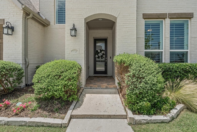 1720 Rolling Heights Ln, Fort Worth, TX 76008 - property entrance featuring brick siding