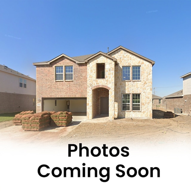 6209 Shaw Ct, Aubrey, TX 76227 - view of front of home featuring stone siding