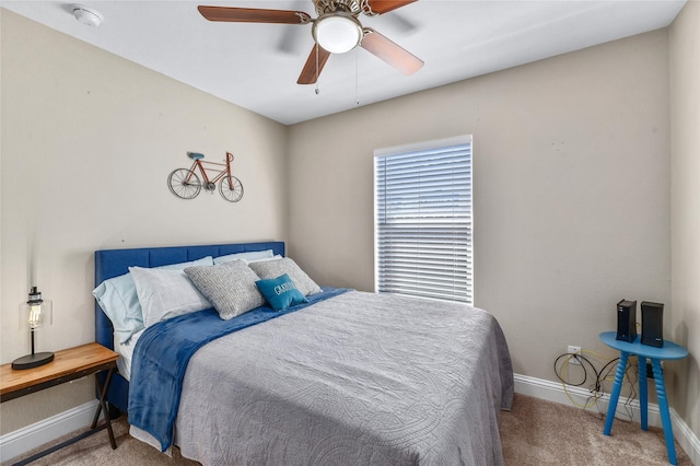 1105 Florence St, Mckinney, TX 75069 - carpeted bedroom with baseboards and ceiling fan