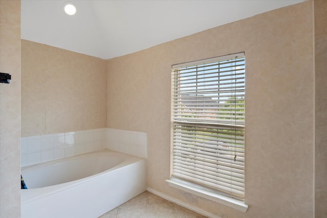 1230 Donegal Ln, Garland, TX 75044 - full bath with a bath and tile patterned floors
