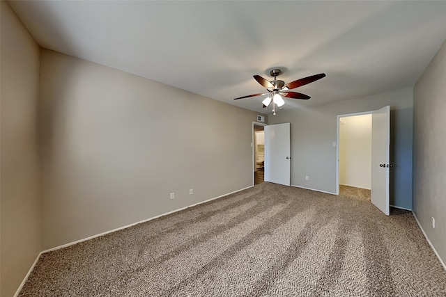 4804 Jennings Cir, The Colony, TX 75056 - unfurnished bedroom with carpet, ceiling fan, and baseboards