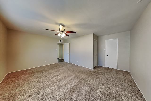 4804 Jennings Cir, The Colony, TX 75056 - unfurnished bedroom featuring carpet floors, ceiling fan, and baseboards