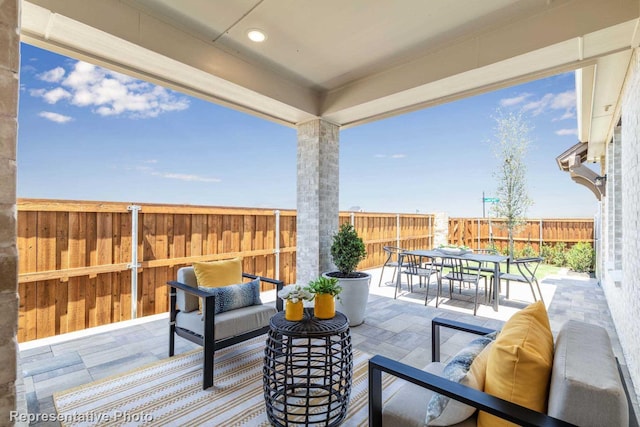 1624 Palo Duro Way, Celina, TX 75009 - view of patio / terrace with outdoor lounge area and outdoor dining area