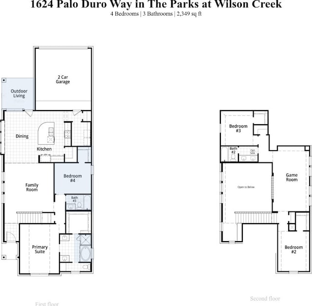 1624 Palo Duro Way, Celina, TX 75009 - property floor plan