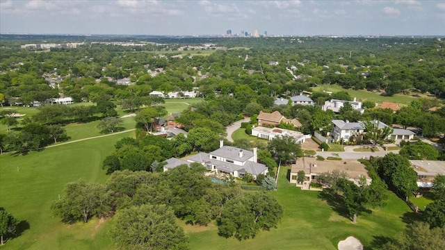 1128 Shady Oaks Ln, Westover Hills, TX 76107 - aerial view of property and surrounding area featuring nearby suburban area and a golf club