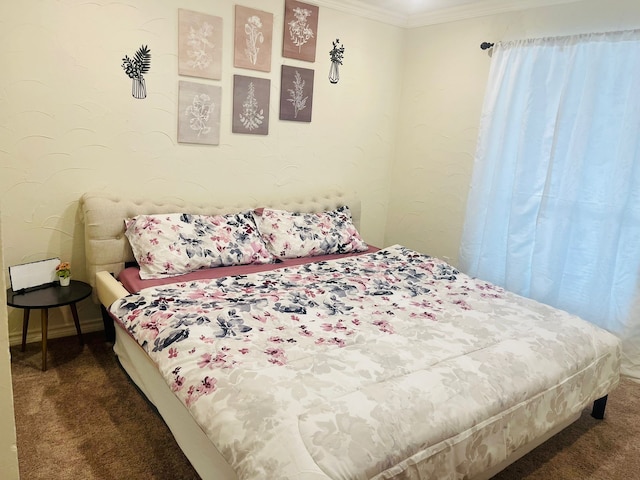 2605 Twinpost Ct, Irving, TX 75062 - carpeted bedroom featuring ornamental molding