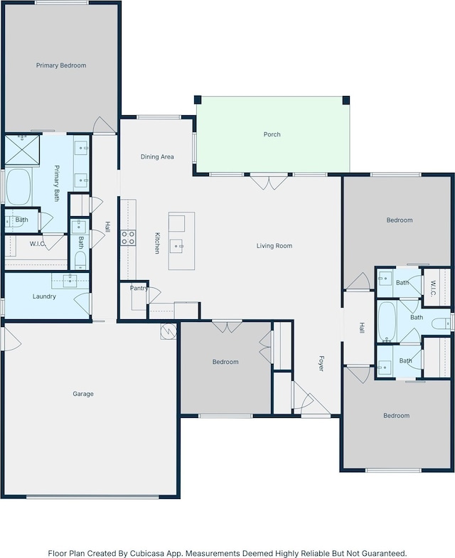 430 Mitchell Blvd, Weatherford, TX 76087 - room layout